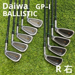 DAIWA BALLISTIC Irons #3-9,F,S(9clubs) / RORON / Flex:R / Iron set - Picture 1 of 8
