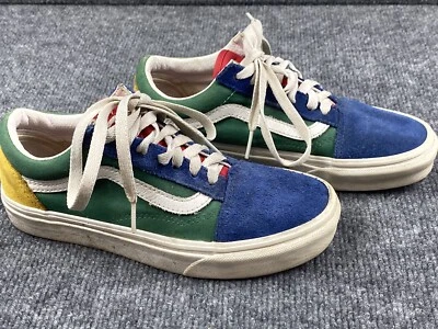 Vans Off the Wall Yacht Club Old Skool azul/verde/amarillo para mujer 5,5 para hombre 4 Foto 1 de 4