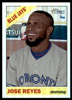 2015 Topps Heritage Retail Chrome Foil #THC-464 Jose Reyes Toronto Blue Jays - Image 1 of 2