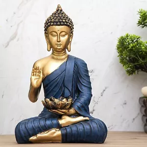 Polystone Buddha Idol Statue -Home Decor - Picture 1 of 5