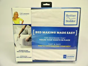 Better Bedder Bed Headband Transforms Any Flat Sheet into A Fitted Sheet - Queen - Picture 1 of 4