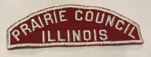 PRAIRIE COUNCIL ILLINOIS Red and White Strip RWS CSP TT5 - Picture 1 of 1