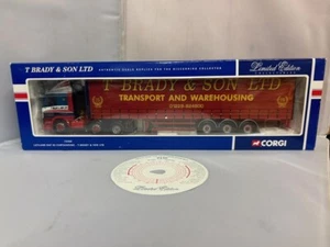 Corgi 75408 Leyland DAF 85 Curtainside T. Brady & Son Ltd Edition NEW - Picture 1 of 1