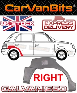 FOR NISSAN MICRA K11 5 DOOR 92-03 REAR WHEEL ARCH REPAIR BODY RUST PANEL RIGHT - Picture 1 of 7