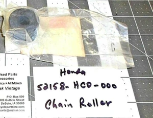 HONDA XR650R 52158-HC0-000 CHAIN ROLLER 1 QUANTITY VINTAGE OEM FREE SHIPPING - Bild 1 von 1