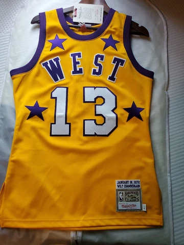 MITCHELL AND NESS AUTHENTIC SIZE 36 1972 Wilt Chamberlain Allstar Jersey Cover