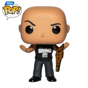 Funko The Rock w/Championship Belt Metallic Pop! WWE Vinyl #91 **FREE DELIVERY** - Picture 1 of 3