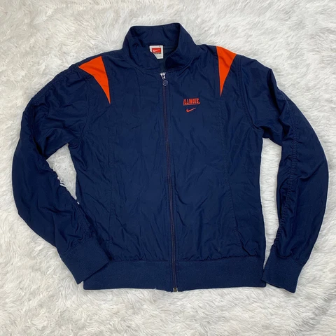 Nike University Of Illinois Fighting Illini Youth Jacket Kids Size L Large 12-14 Cover