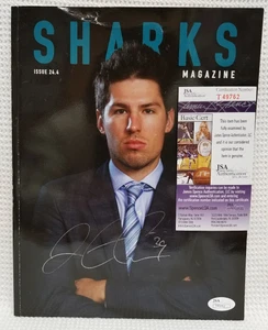 LOGAN COUTURE Signed Autographed San Jose Sharks Magazine. JSA - Picture 1 of 6
