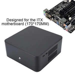 (USB2.0) Mini ITX L80 Computer Case Frosting Aluminum Alloy Appearance - Afbeelding 1 van 14