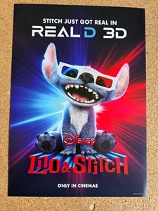 Disney Lilo & Stitch Real D 3D Poster. - Bild 1 von 1