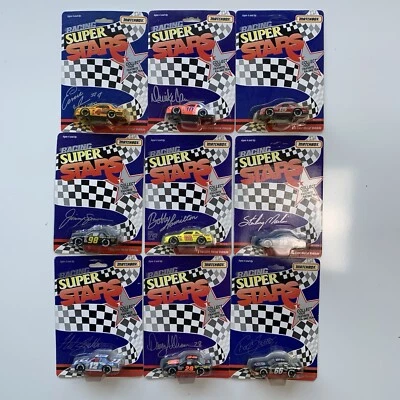 Vintage 1992 Matchbox Racing Superstars Lot Of 9 - Image 1 of 4