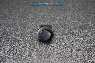 INTERRUPTOR BASCULANTE REDONDO 3/4 ORIFICIO DE MONTAJE 16 AMP 12V 3 PINES PALANCA LED AZUL IBRRSB Foto 1 de 4