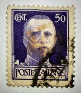Francobollo Il Re Vittorio Emanuele III - Foto 1 di 1