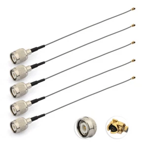 10 sztuk TNC męski na U.FL / IPX Konwersja RF Pigtail 15cm do Wlan Mini PCI - Zdjęcie 1 z 4