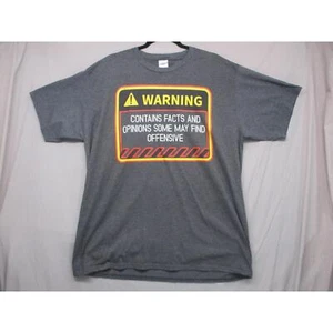 Port & Company Gray Graphic Print Unisex T-shirt Size 2XL - Picture 1 of 8