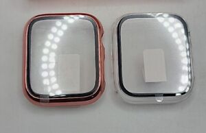 Apple Watch Series 6/SE/5/4, 44 mm, 1 rosa + 1 transparente, estuche. Nuevo