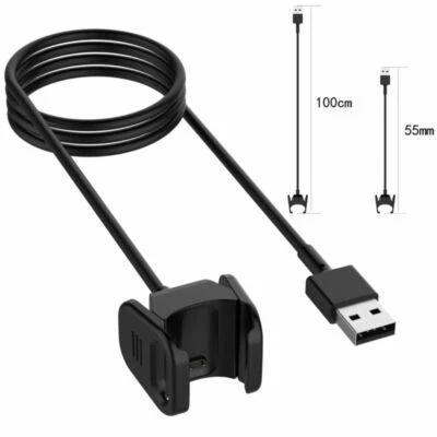 MARKENLOS Für Fitbit Charge 4 USB Charging Cradle Watch Charger Cable Cord Ersatz Teile FG