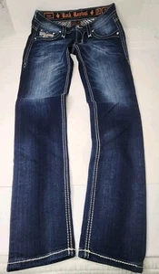 Rock Revival Jeans Damen 27 27x31 Easy Skinny Lam blau Stretch Pattentasche hinten - Bild 1 von 17