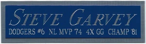 JERRY REUSS DODGERS NAMEPLATE FOR AUTOGRAPHED Signed BASEBALL-JERSEY-BAT-PHOTO - Picture 1 of 4