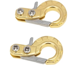 1/10 Model Scale Alloy Tow Rope / Cable Winch Hook (2) for Off-Road Crawler - Picture 1 of 1