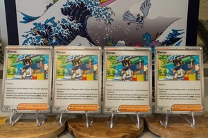 4x Pokemon TCG Kieran Twilight Masquerade 154/167 Playset Regolare Non Comune - Foto 1 di 1