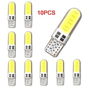 10pcs 12SMD LED W5W T10 194 168 COB Parking Bulbs CANBUS Wedge Clearance - Picture 1 of 12