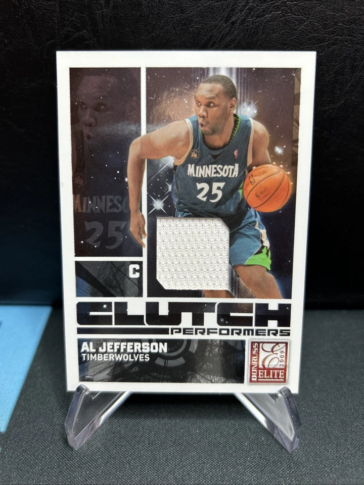 AL JEFFERSON 2009-10 Donruss Elite #17 Clutch Performers Jersey /299 - Image 1 of 2