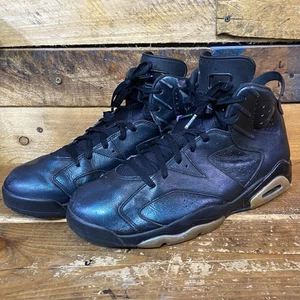Nike Air Jordan 6 Retro Chameleon Black Iridescent Sneakers Men Size 14 US 48.5 - Picture 1 of 10