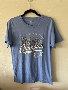 The Cheerleading Cheer And Dance Worlds kurzärmliges T-Shirt neu mit Etikett Größe Small Champion - Bild 1 von 5