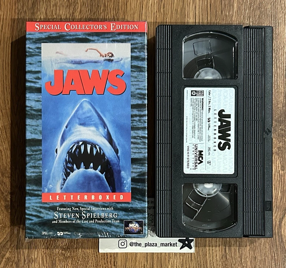 JAWS movie Special Collector’s Edition VHS letterboxed – MCA Universal – 1995 - Image 1 of 1