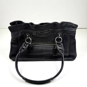 Borsa a mano Coach Penelope tracolla con volant in pelle di ciottoli - BELLA! - Foto 1 di 5