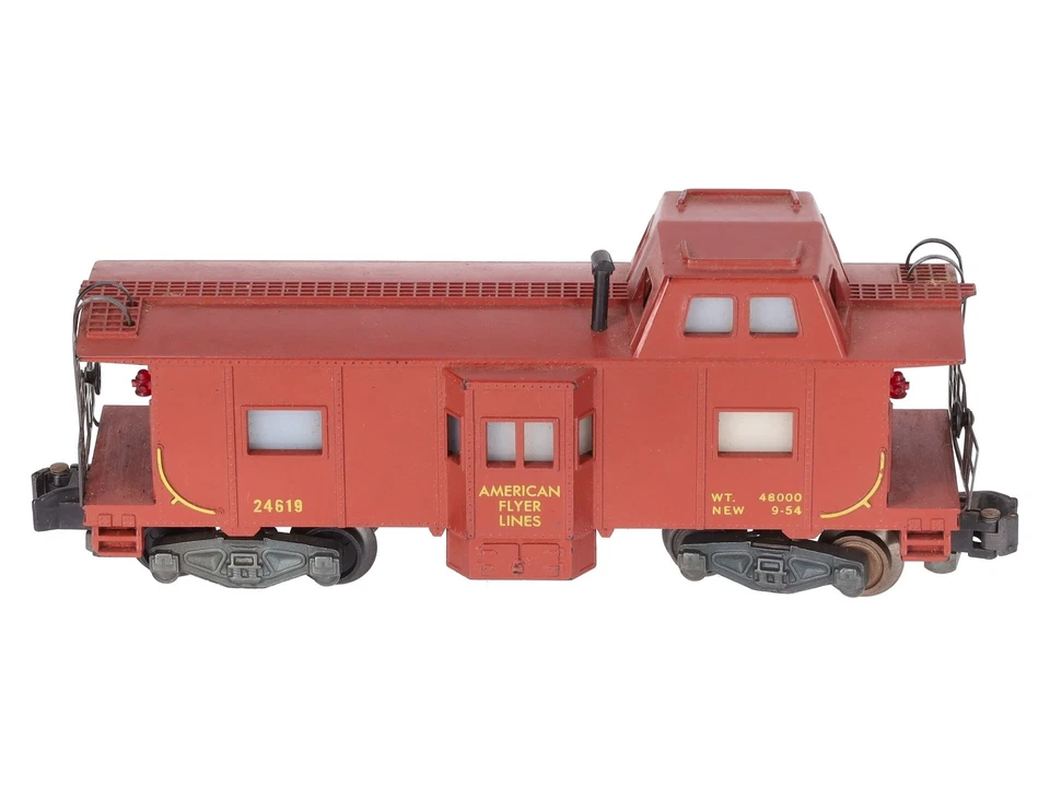 American Flyer 24619 Vintage S American Flyer Lines Baywindow Caboose - Image 1 of 4
