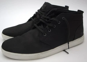Timberland Herren Schwarz Nubuk Canvas Mittelhoch Turnschuhe Schuhe Gr. 12 (6746A) - Bild 1 von 24