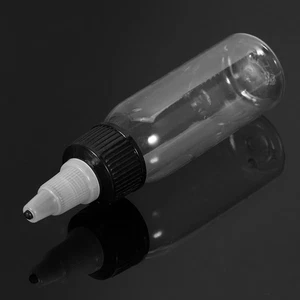 30ml New White Twist Cap Plastic Tattoo Ink Pigment Makeup Clear Transpar MAI - Picture 1 of 7