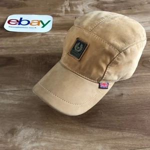 Gorra de cuero Belstaff, marrón terra, talla única - Imagen 1 de 8