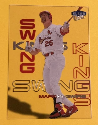 2000 Fleer Ultra Swing Kings Mark McGwire #7SK St. Louis Cardinals  - Image 1 of 2