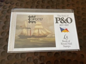 🔴 THE STORY OF P & O 1837-1987 U.K. ROYAL MAIL STAMP BOOKLET. 🟢 - Picture 1 of 3