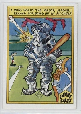 1976 Funky Facts Weird World of Baseball Duck #1 - Image 1 of 2