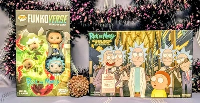 Rick and Morty:Deck Building Game And NEW Rick & Morty Funko Verse - Image 1 of 4