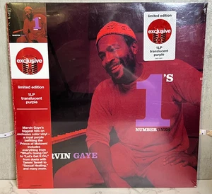 Marvin Gaye-NUMBER 1's Vinyl LP Record LIMITED EDITION TRANSLUCENT PURPLE sealed - Picture 1 of 2