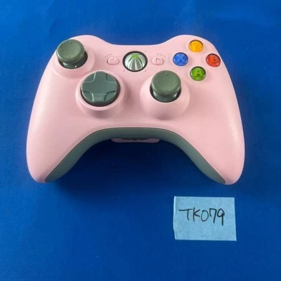 ◇TK079 XBOX360 Wireless Controller Pink  Limited color Japan JR9-00013 Used - Image 1 of 4