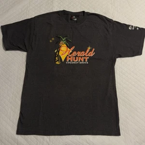Vintage 2004 Herald Hunt T-Shirt Gr. L Large Florida Coconut Grove Hanes Palm - Bild 1 von 10