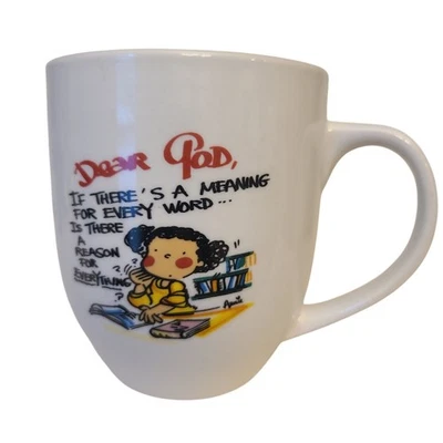 Dear God If Theres A Meaning Taza de café Royal Norfolk religiosa Annie Fitzgerald Foto 1 de 4