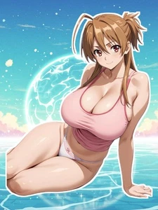 Anime Waifu Highschool Of The Dead Rei Miyamoto 6" Vinyl Sticker - Picture 1 of 1