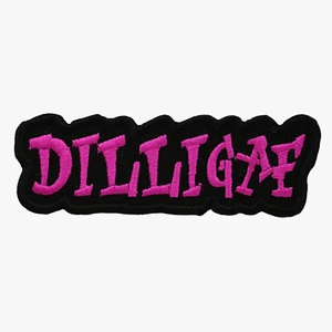 DILLIGAF Do I Look Like I Give A F--K BIKER 2/$7 zum Aufbügeln Aufnähen kostenloser Versand  - Bild 1 von 1