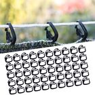Secure Your SunFor Shade Mesh with 50pcs Fence Netting Hooks Easy and Reliable