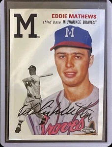 Eddie Mathews - 2023 Topps Chrome Platinum Anniversary Baseball #472 - Bild 1 von 1