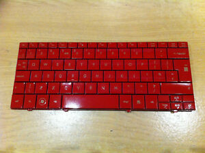 HP Mini 1099ea Keyboard RED 509650-031 508800-031 MP-08C16GB6930 UK Layout