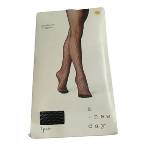 A New Day Girl Size S/M Fashion Tights (1 Pair) Black - Picture 1 of 6